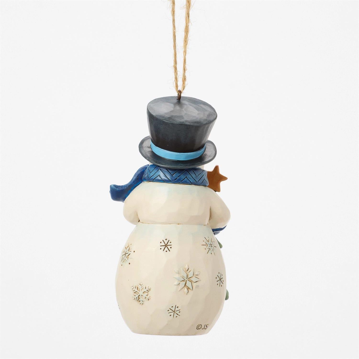 Snowman with Tree Ornament - Country N More Gifts