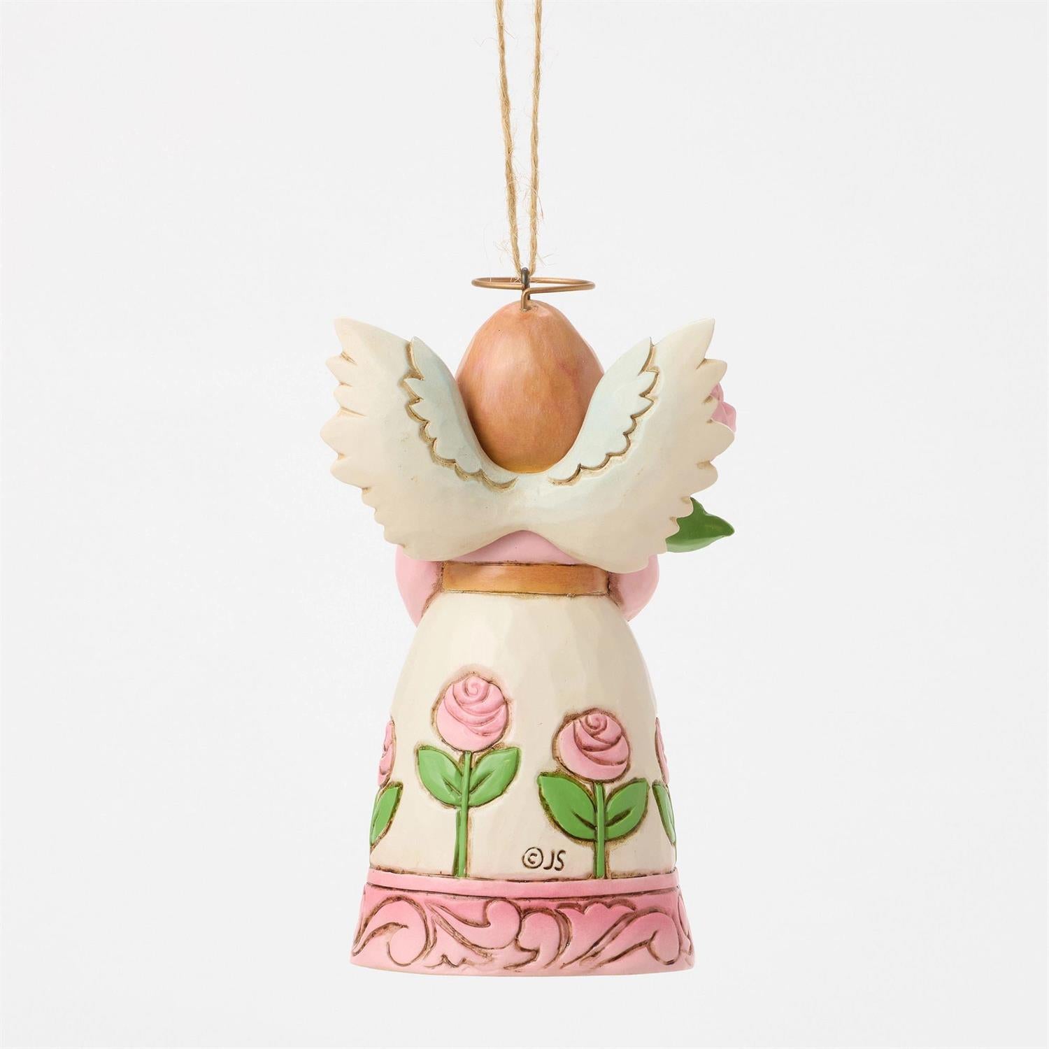 Angel With Roses Ornament - Country N More Gifts