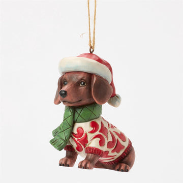 Christmas Dog Dachshund Ornament - Country N More Gifts