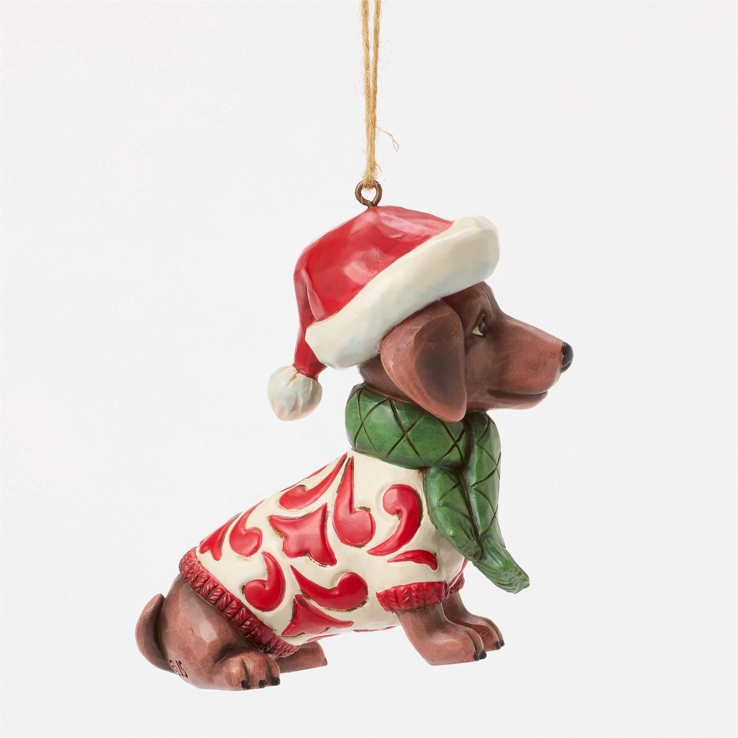 Christmas Dog Dachshund Ornament - Country N More Gifts