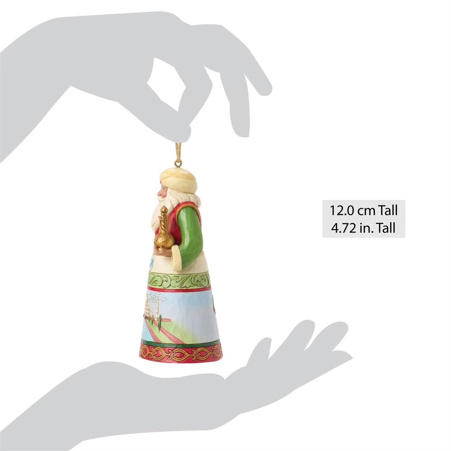 Santa Around World India Ornament - Country N More Gifts