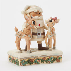 Woodland Santa with Reindeers - Country N More Gifts