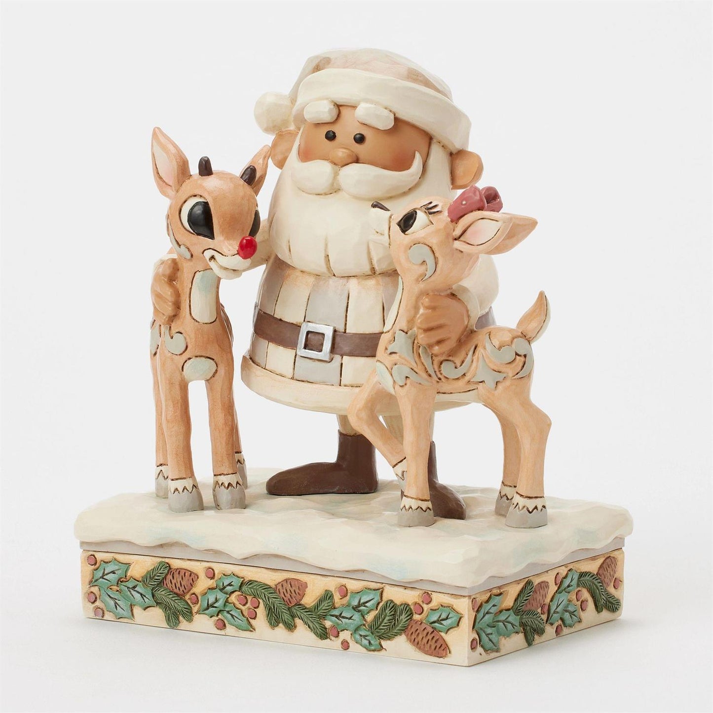 Woodland Santa with Reindeers - Country N More Gifts