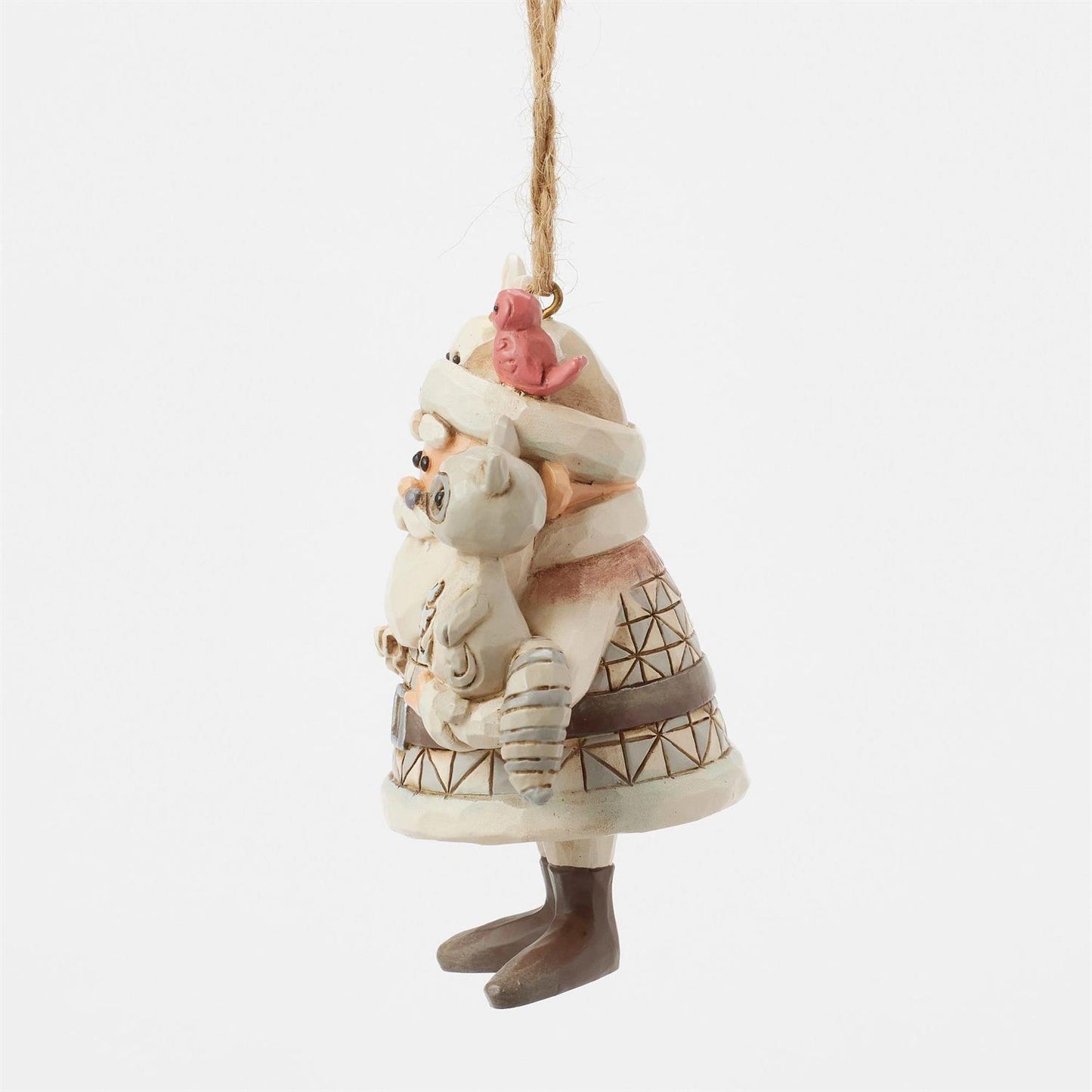 Woodland Santa with Animals Hanging Ornament - Country N More Gifts