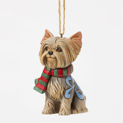 Christmas Dog Yorkie Ornament - Country N More Gifts