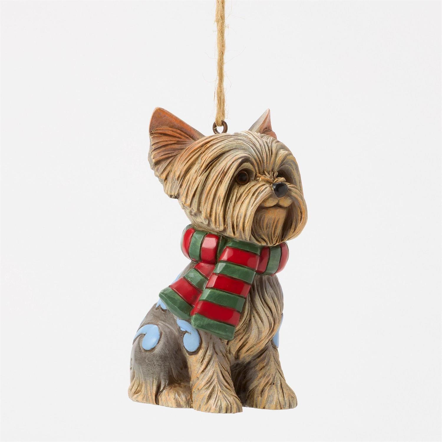 Christmas Dog Yorkie Ornament - Country N More Gifts