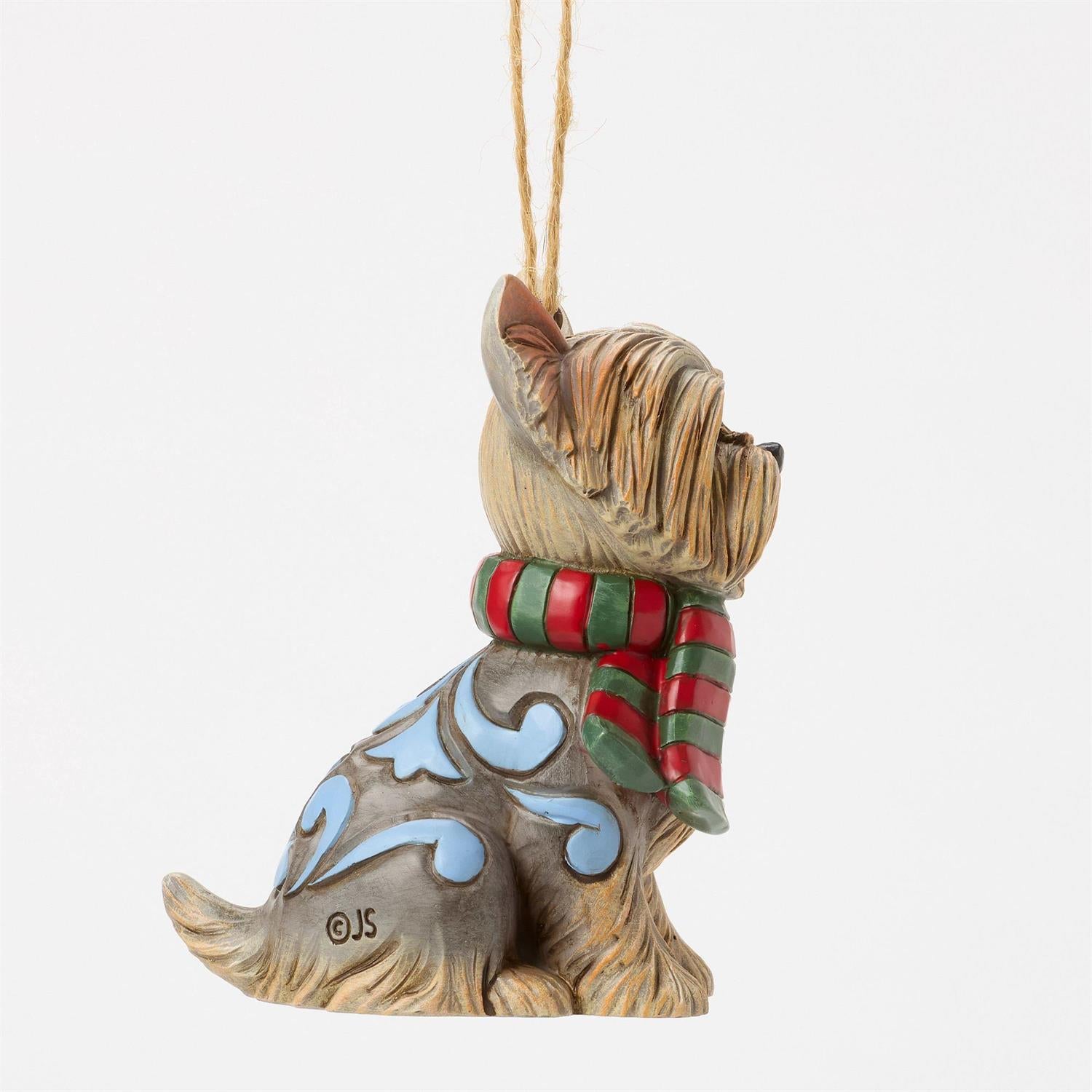 Christmas Dog Yorkie Ornament - Country N More Gifts