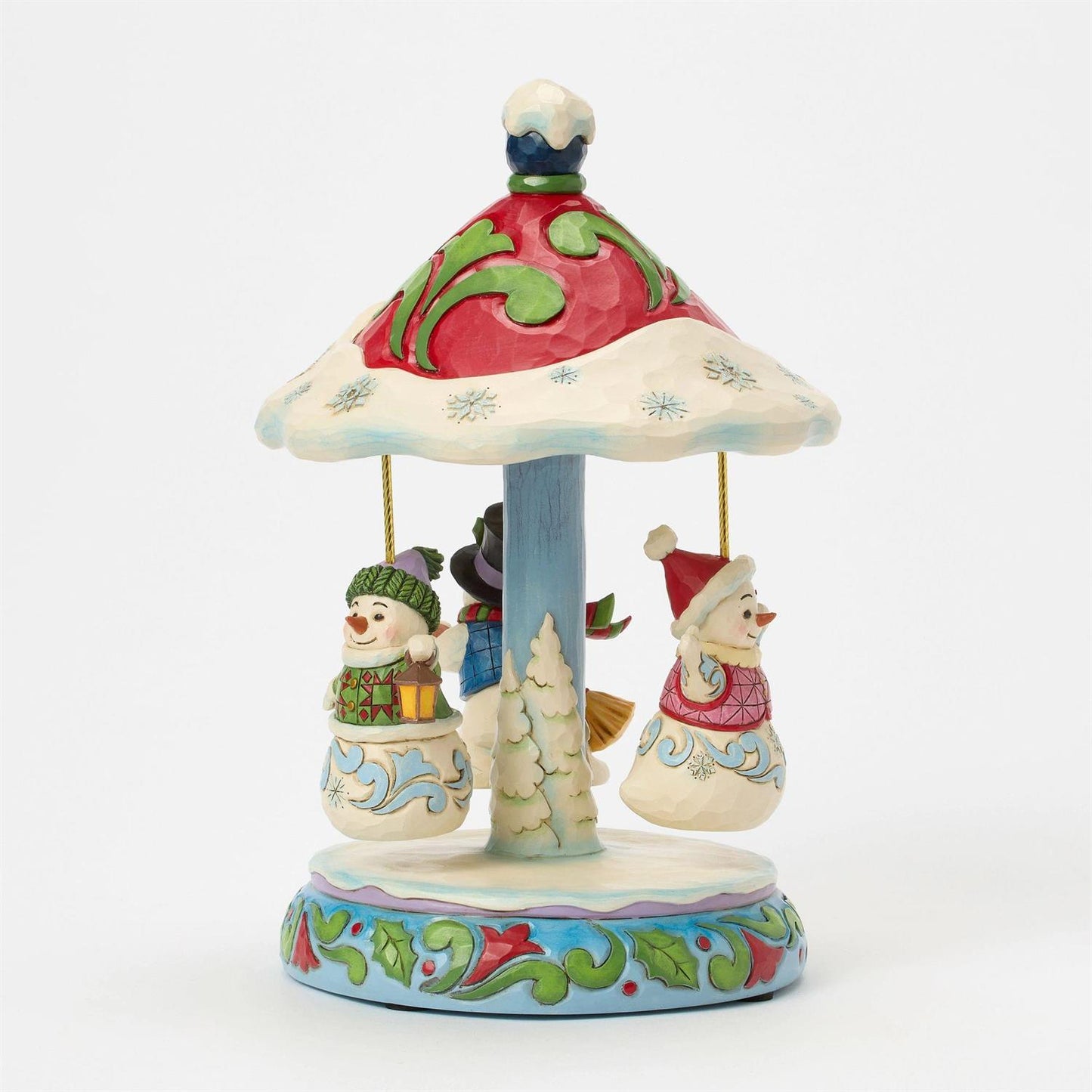 Winter Dancers - Rotating Snowman Carousel Figurine - Country N More Gifts