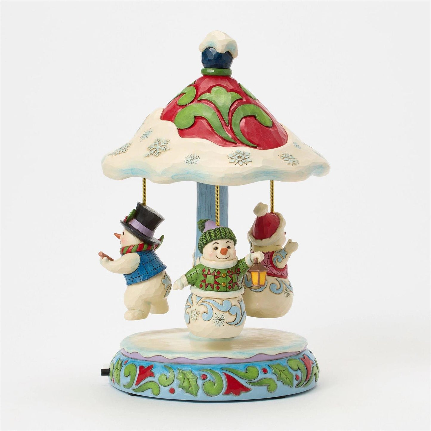 Winter Dancers - Rotating Snowman Carousel Figurine - Country N More Gifts