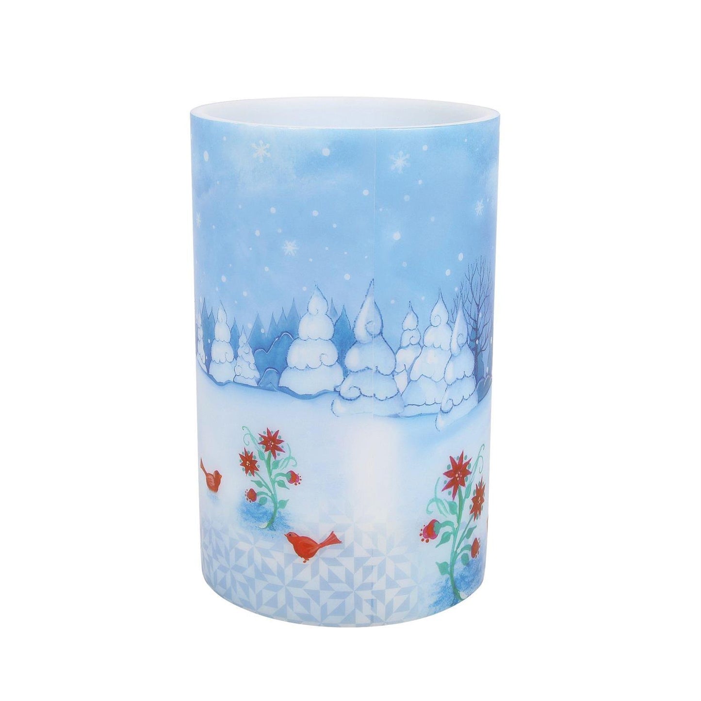 Snowman with Cardinals Candle - Country N More Gifts