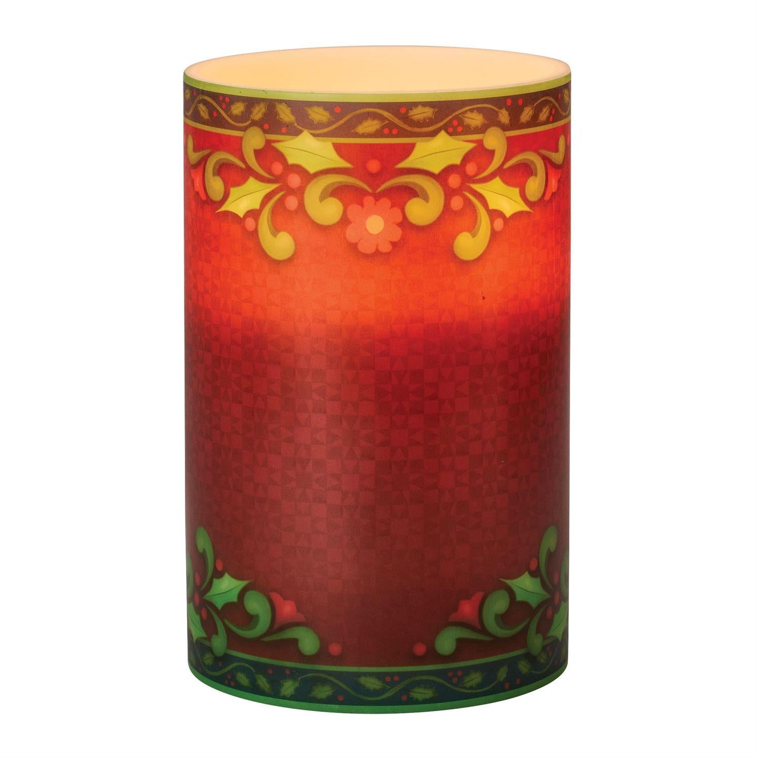 Red & Green Candle Sleeve - Country N More Gifts