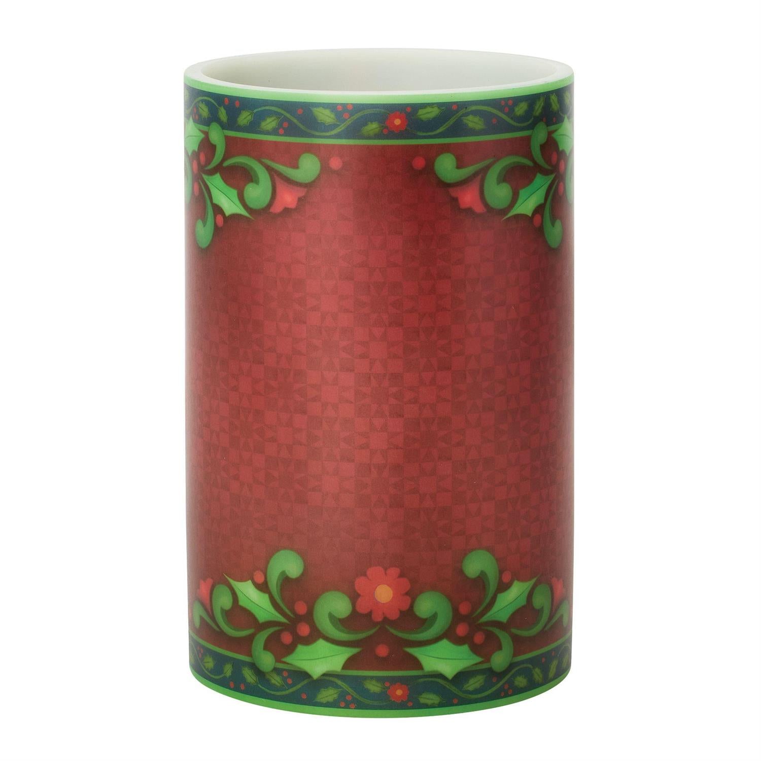 Red & Green Candle Sleeve - Country N More Gifts