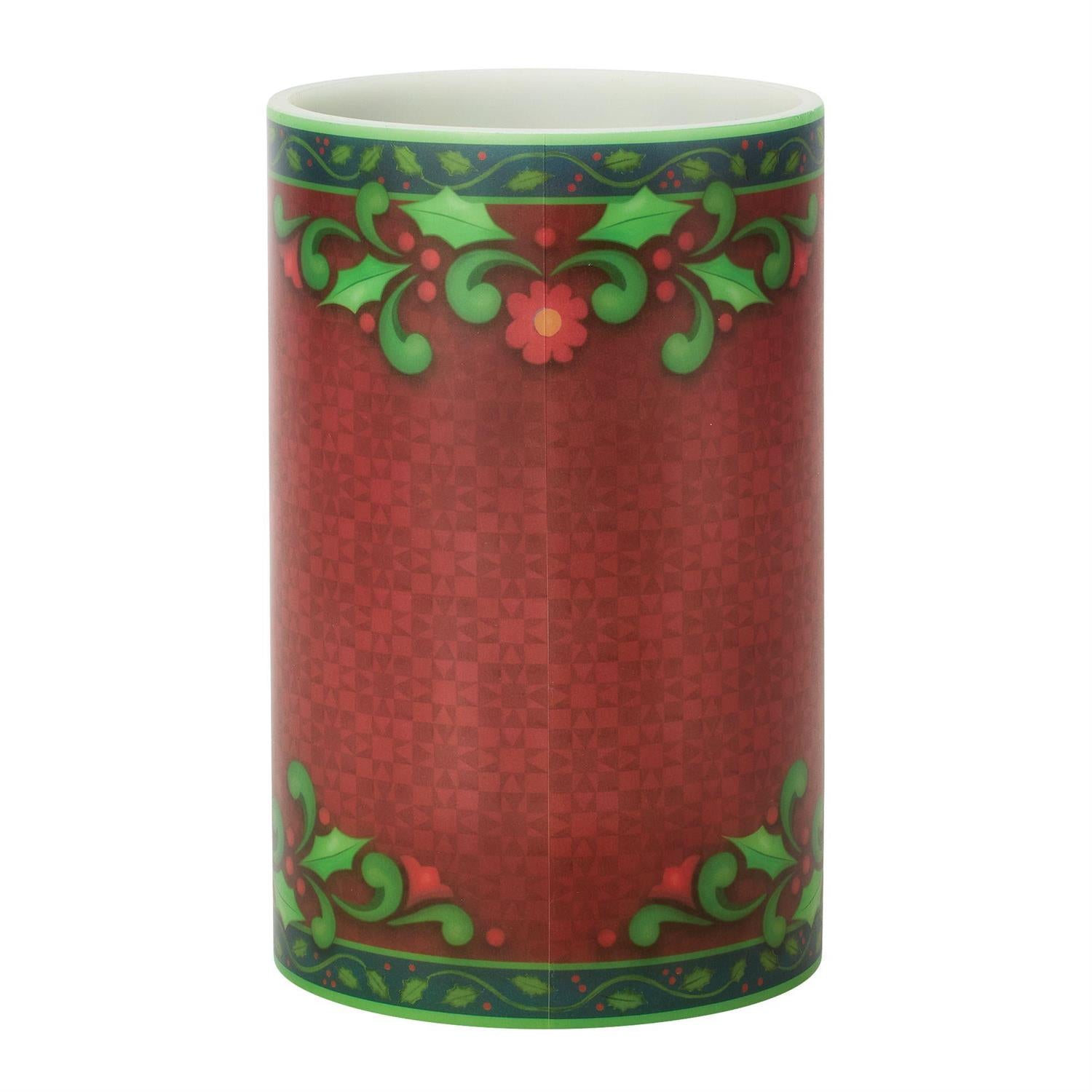 Red & Green Candle Sleeve - Country N More Gifts