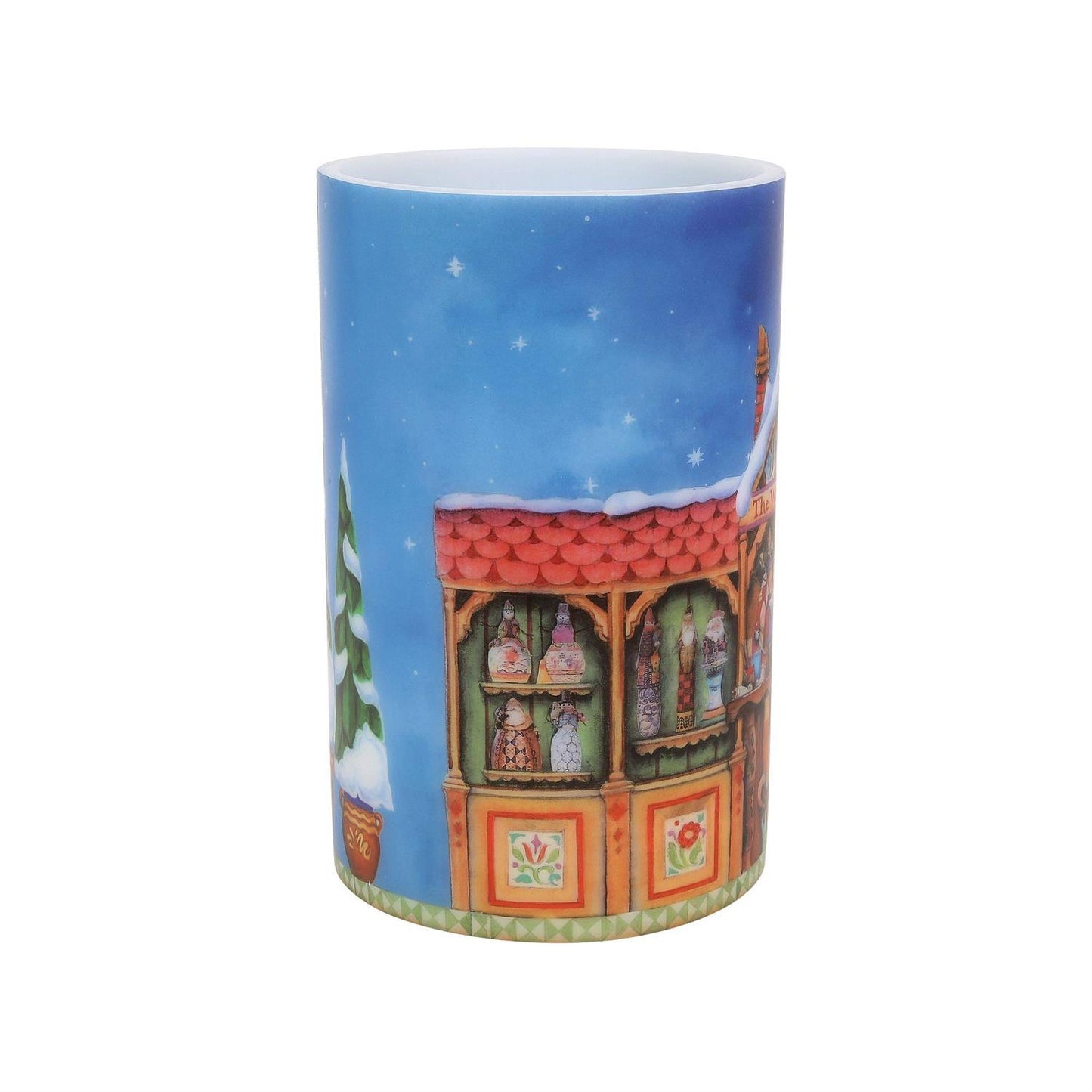 Santa's Toy Shop Candle Sleeve - Country N More Gifts