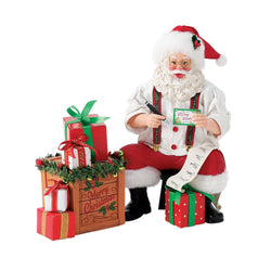 Buy Possible Dreams at CountryNMoreGifts.com Santa looking at his List