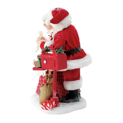 Buy Possible Dreams at CountryNMoreGifts.com Santa and Mrs Claus reading childrens letters they recieved 