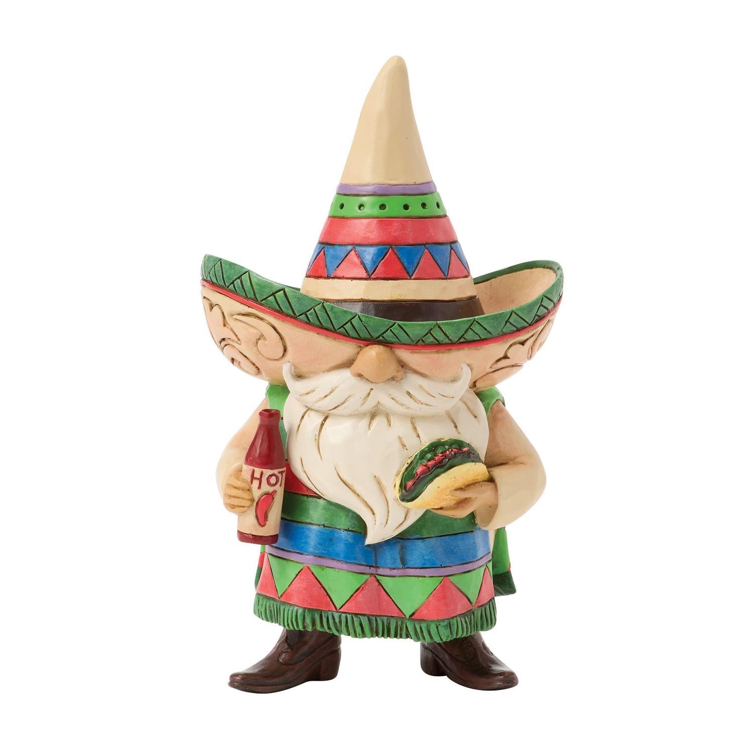 Gnome Way, It's Taco Day - Fiesta Gnome Figurine - Country N More Gifts