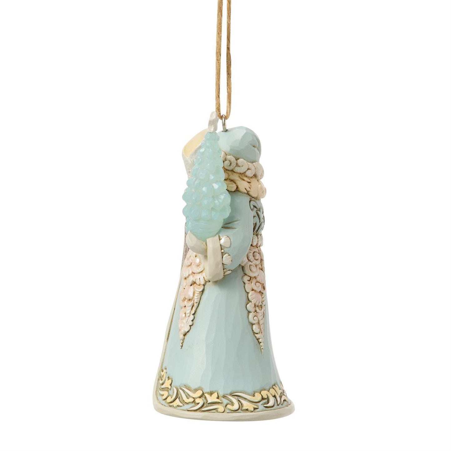 Santa with Sea Glass Tree Ornament - Country N More Gifts