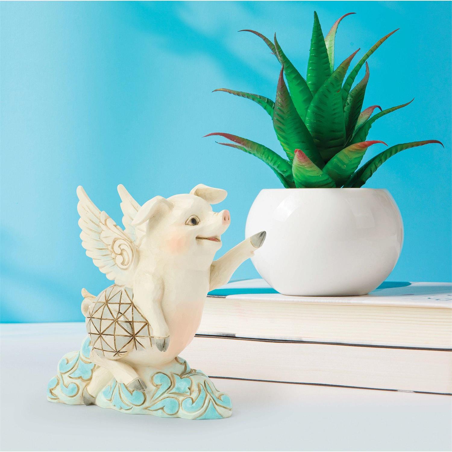 Flying Pig Mini Figurine - Country N More Gifts
