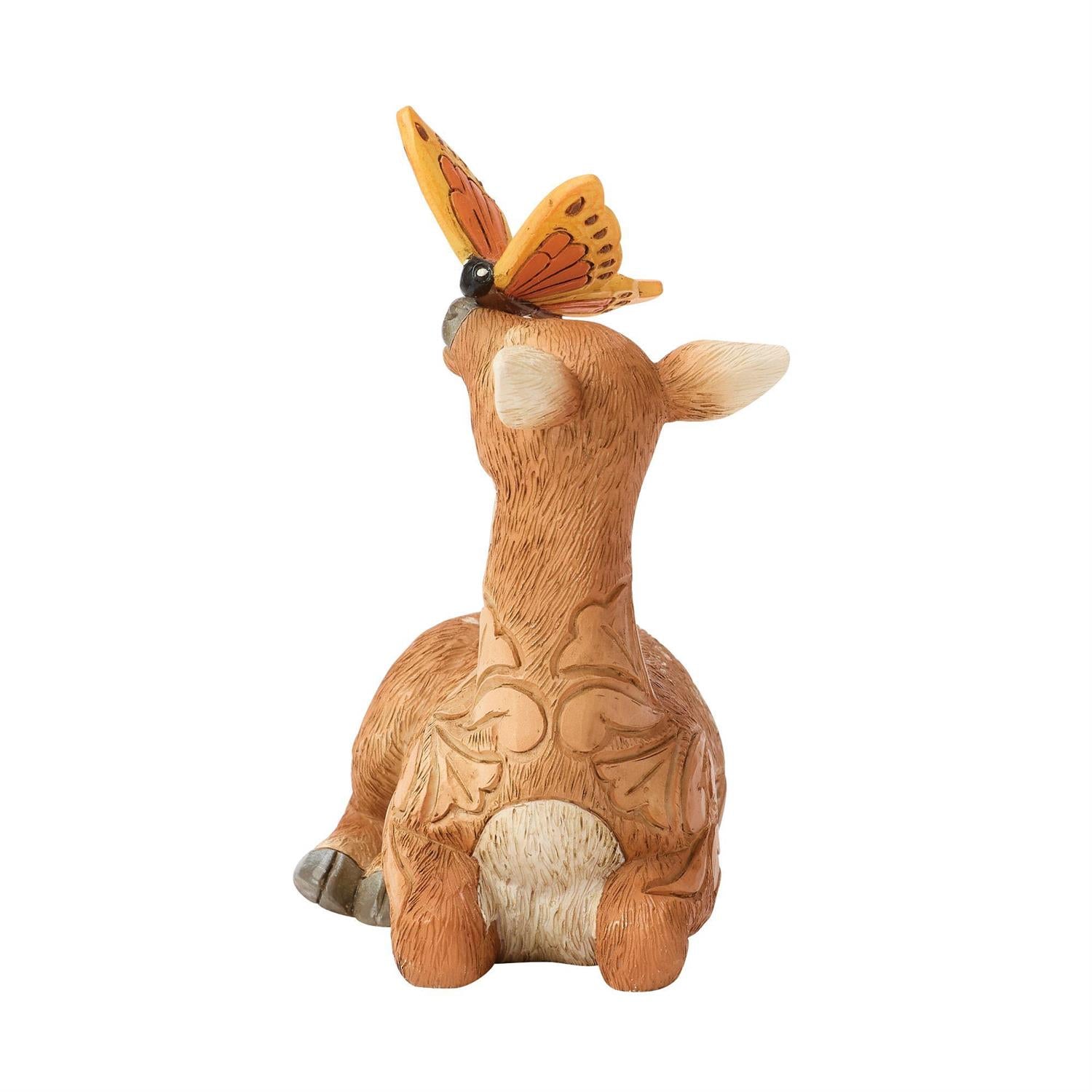 Deer with Butterfly Figurine - Country N More Gifts
