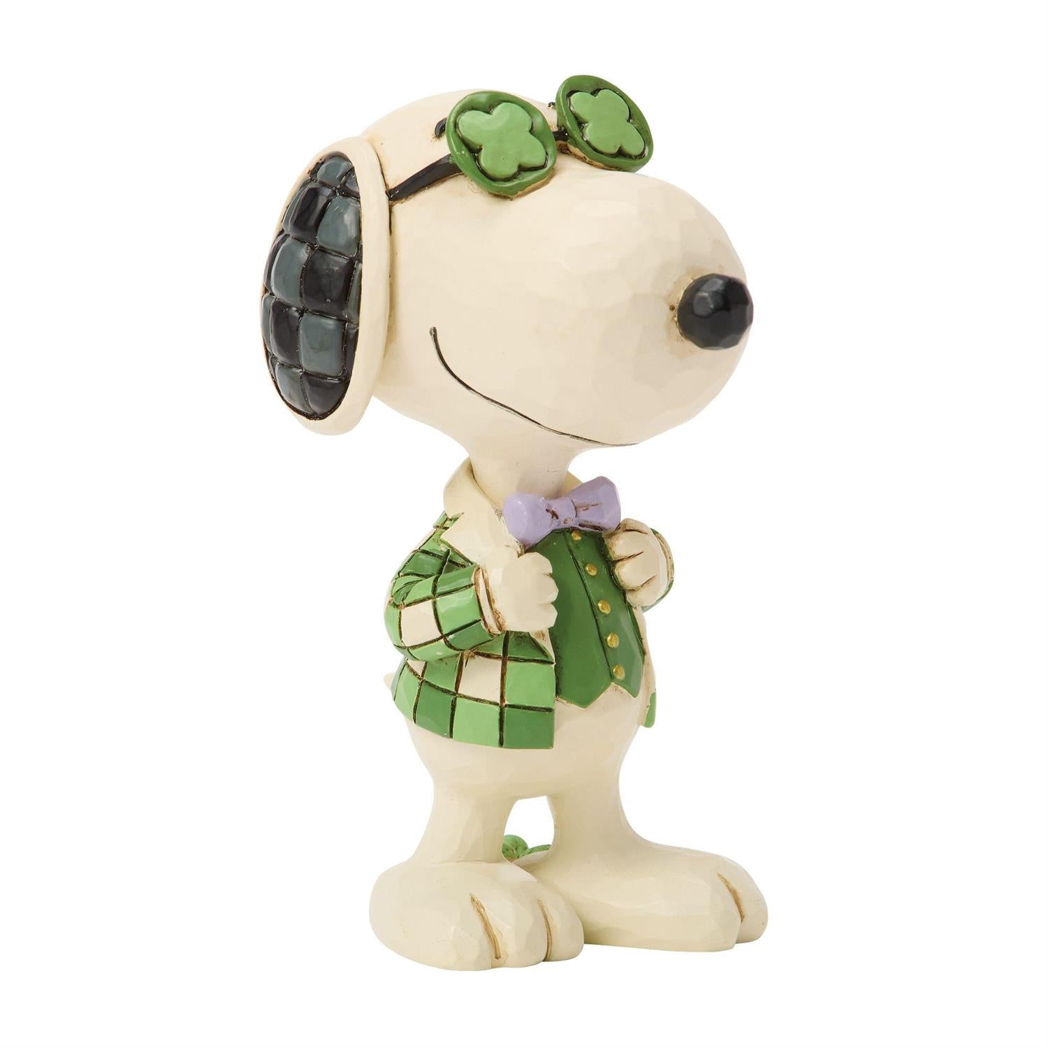 Snoopy Shamrock Glasses Mini - Country N More Gifts