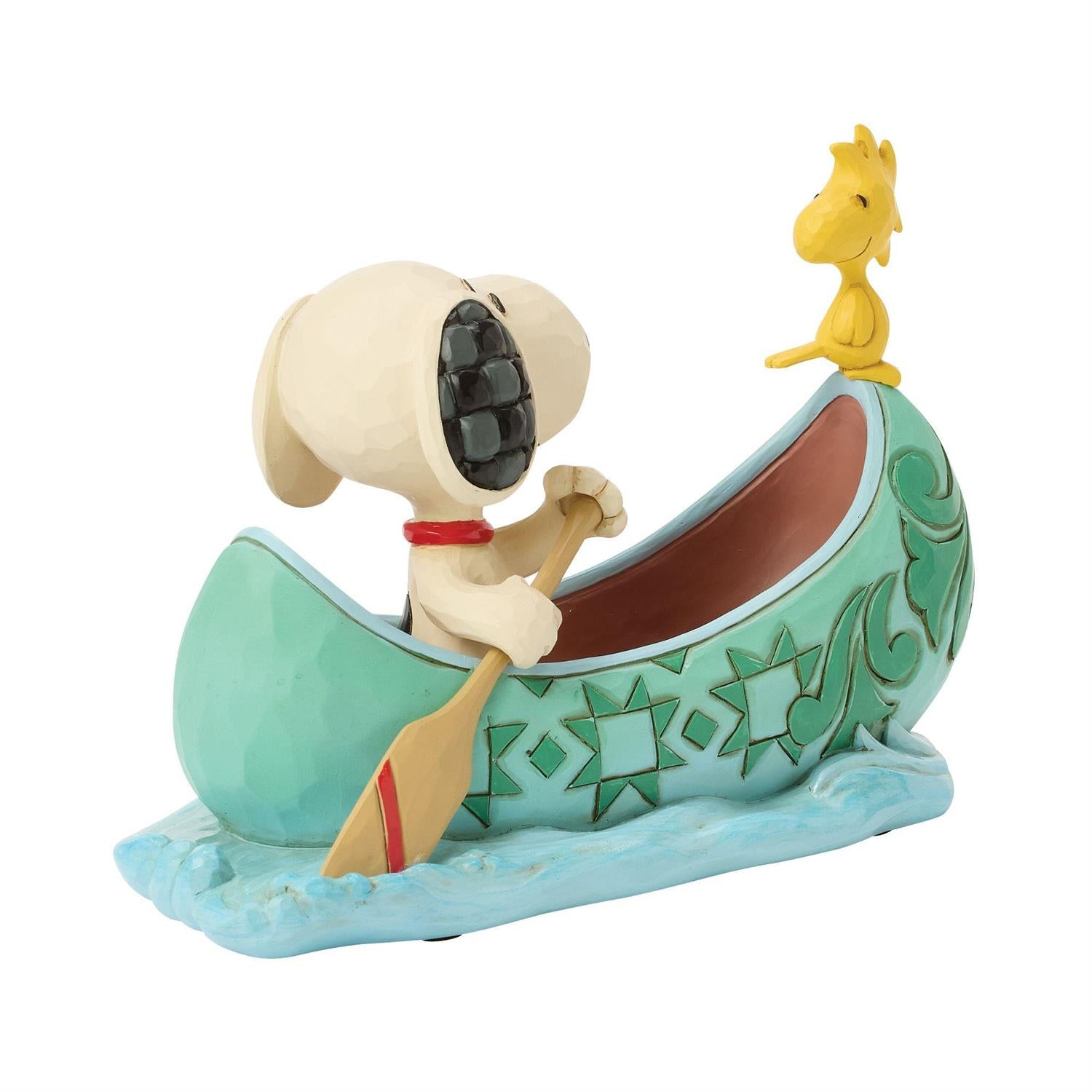 FBA - Snoopy and Woodstock in Canoe - Country N More Gifts