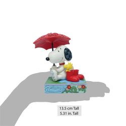 Just a Rainy Day - Snoopy Holding Umbrella - Country N More Gifts