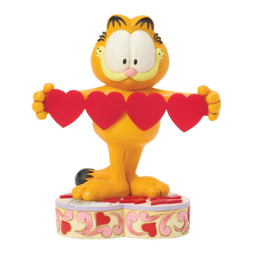 Garfield with Heart Garland - Country N More Gifts