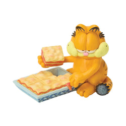 Buy Jim Shore at CountryNMoreGifts.com Garfield eating a pan of Lasagna