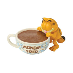Buy Jim Shore at CountryNMoreGIfts.com Garfield with a Giant Cup of Coffee