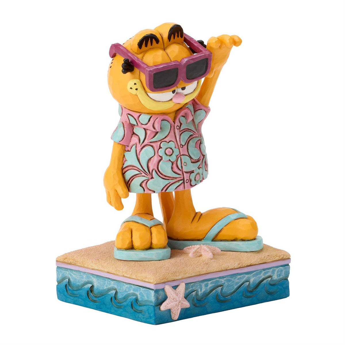 Garfield sporting some cool shades and a Hawaiian Shirt