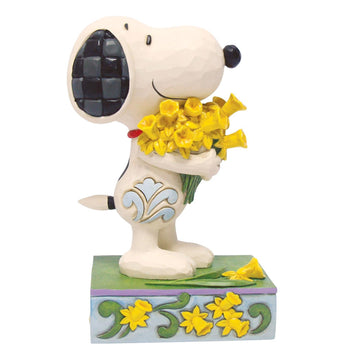 A Bouquet of Happiness - Snoopy with Daffodils - Country N More Gifts