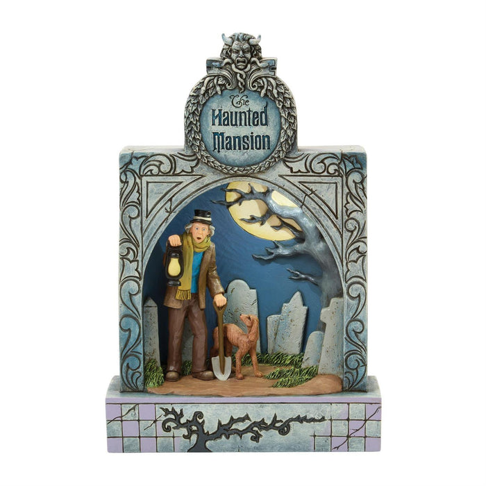 Ghostly Graveyard Guardian - Haunted Mansion Diorama