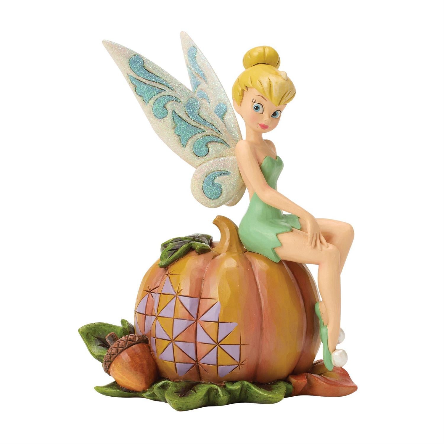 Disney★Jim Shore★ティンカーベル(新品同様) Pumpkin Patch Pixie - Tinker Bell on Pumpkin – Country N More Gifts