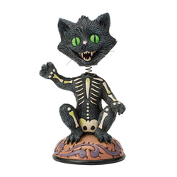 Wicked Whiskers - Bobble Head Black Cat Figurine - Country N More Gifts