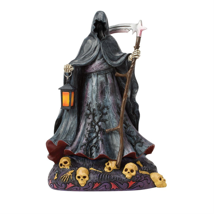 Haunted Nights Equal Many Frights - Grim Reaper with LED Glow
