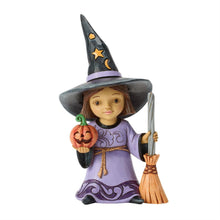 A Gentle Spell - Witch with Broom Figurine