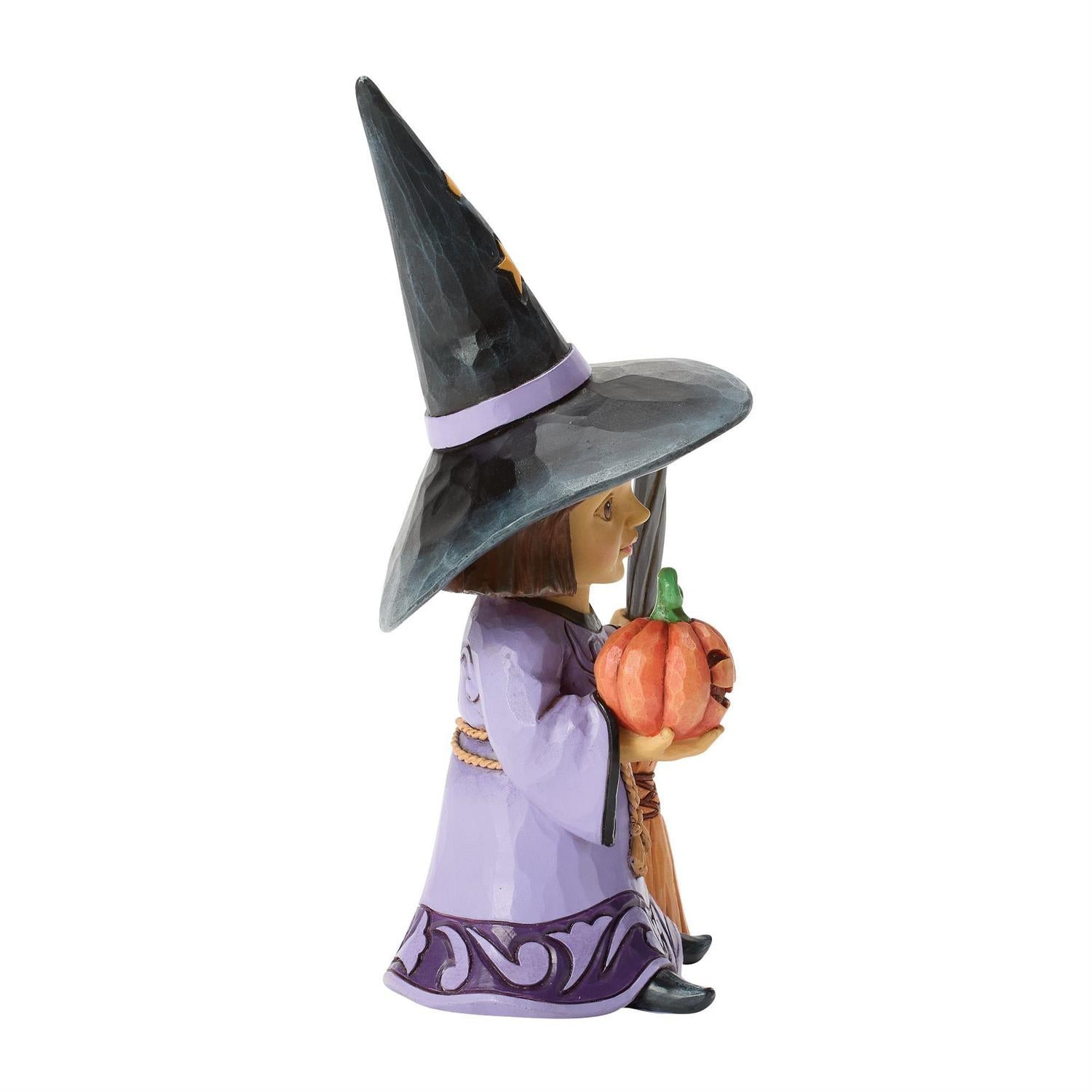 A Gentle Spell - Witch with Broom Figurine - Country N More Gifts