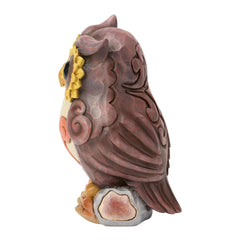 Owl on Log Mini Figurine - Country N More Gifts