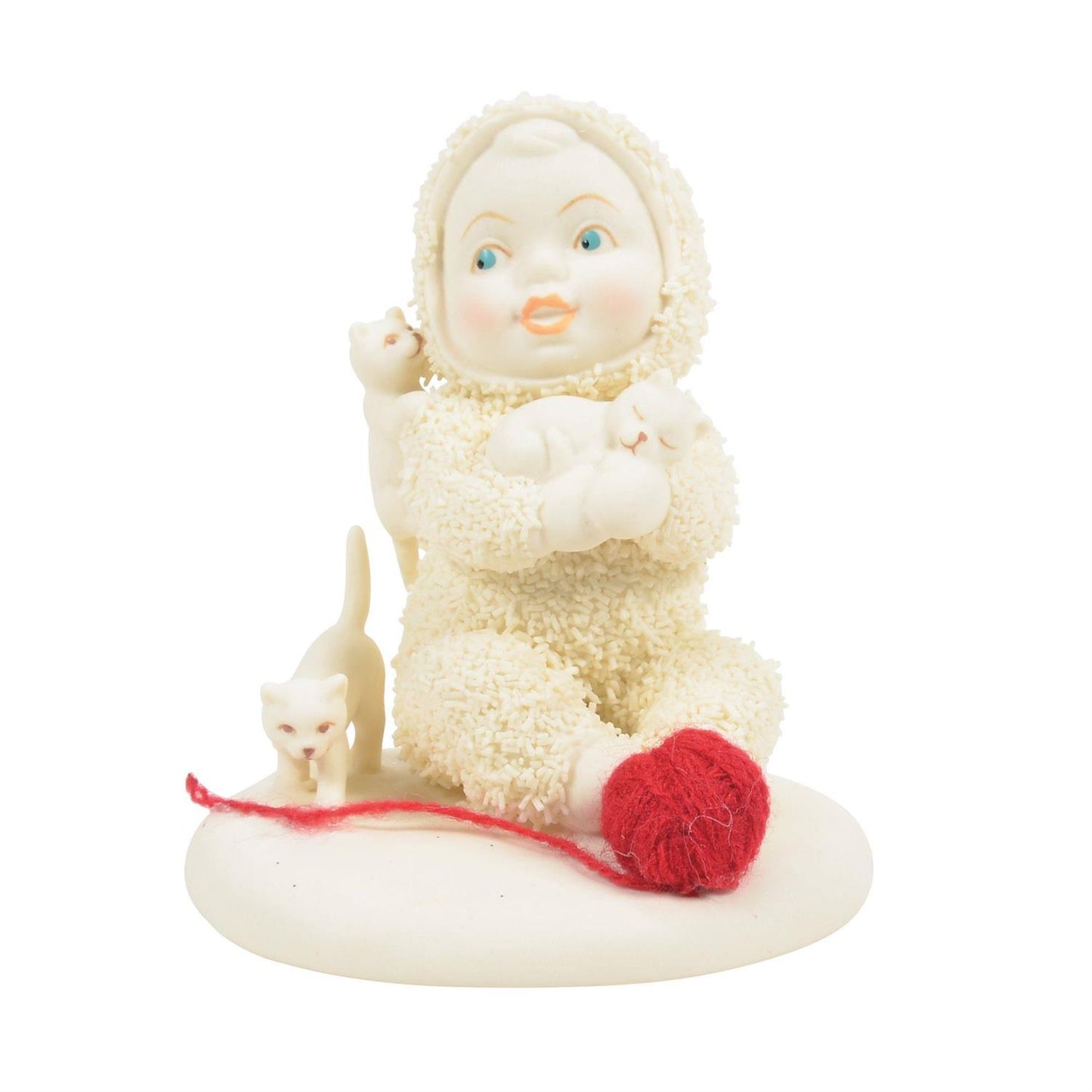Buy Snowbabies at CountryNMoreGifts.com Snowbaby holding Kittens 