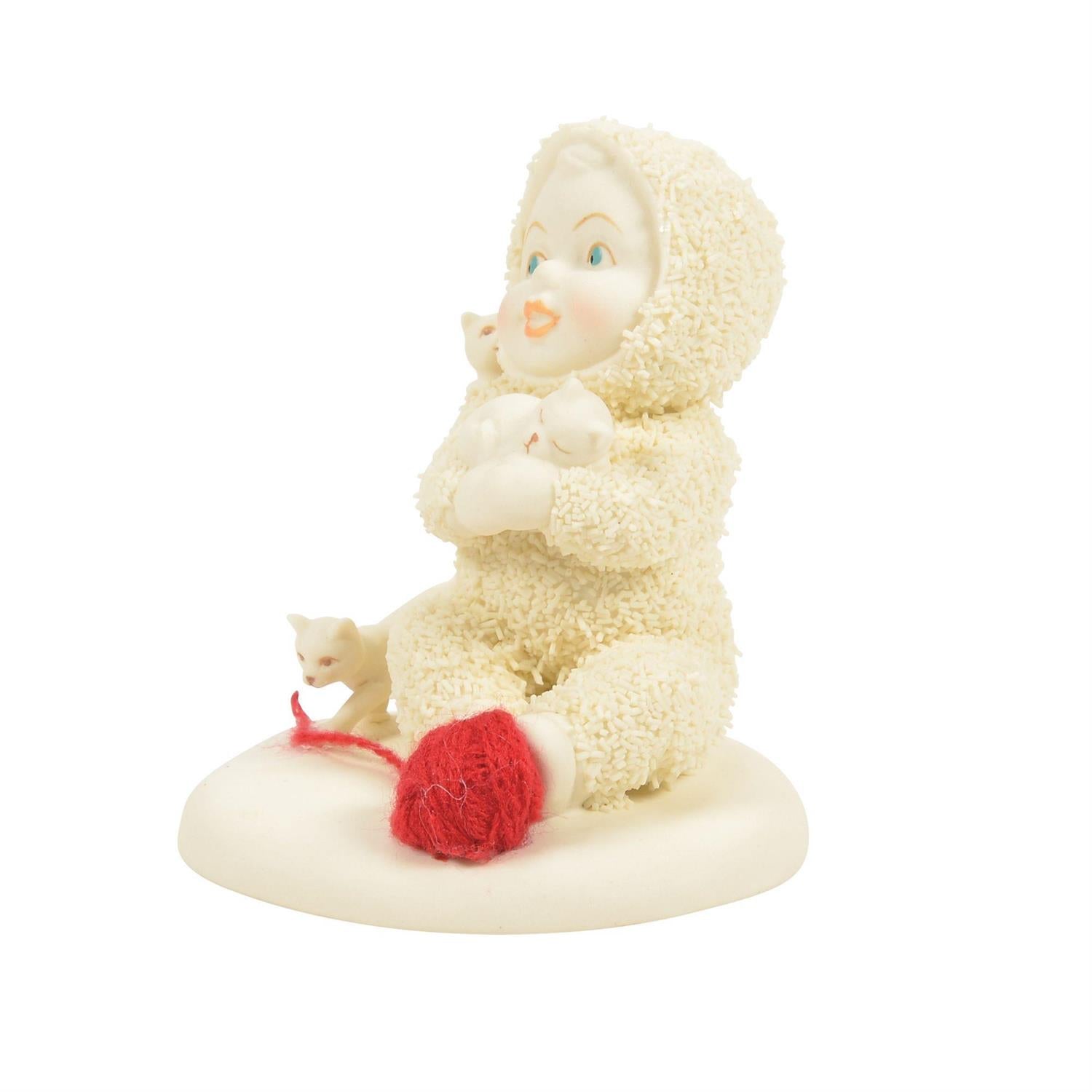 Buy Snowbabies at CountryNMoreGifts.com Snowbaby holding Kittens 