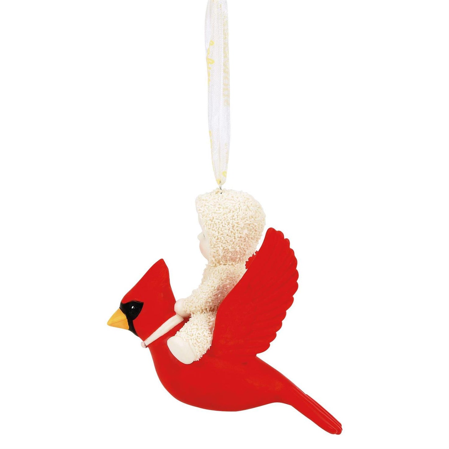 Buy Snowbabies at CountryNMoreGifts.com Snowbaby on a Cardinal Ornament