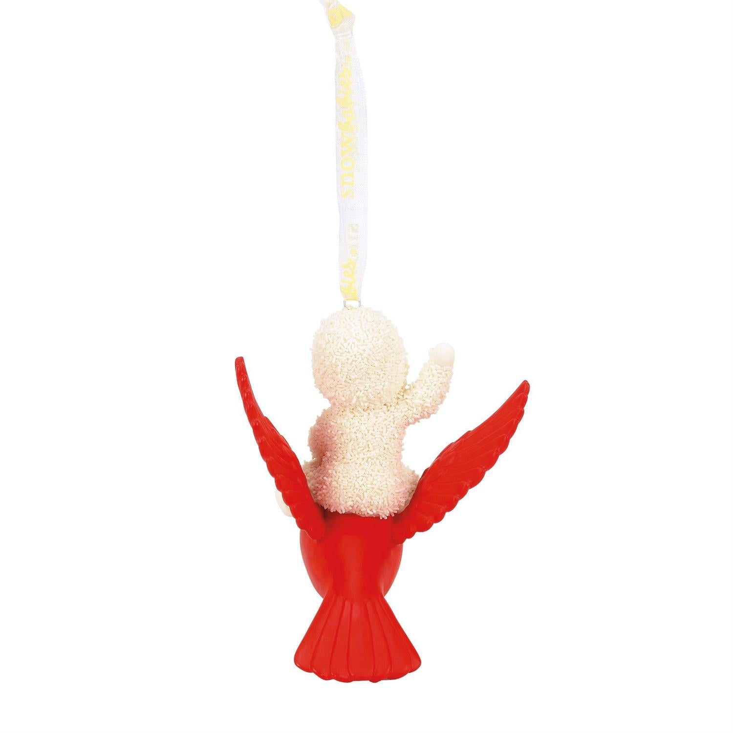 Buy Snowbabies at CountryNMoreGifts.com Snowbaby on a Cardinal Ornament