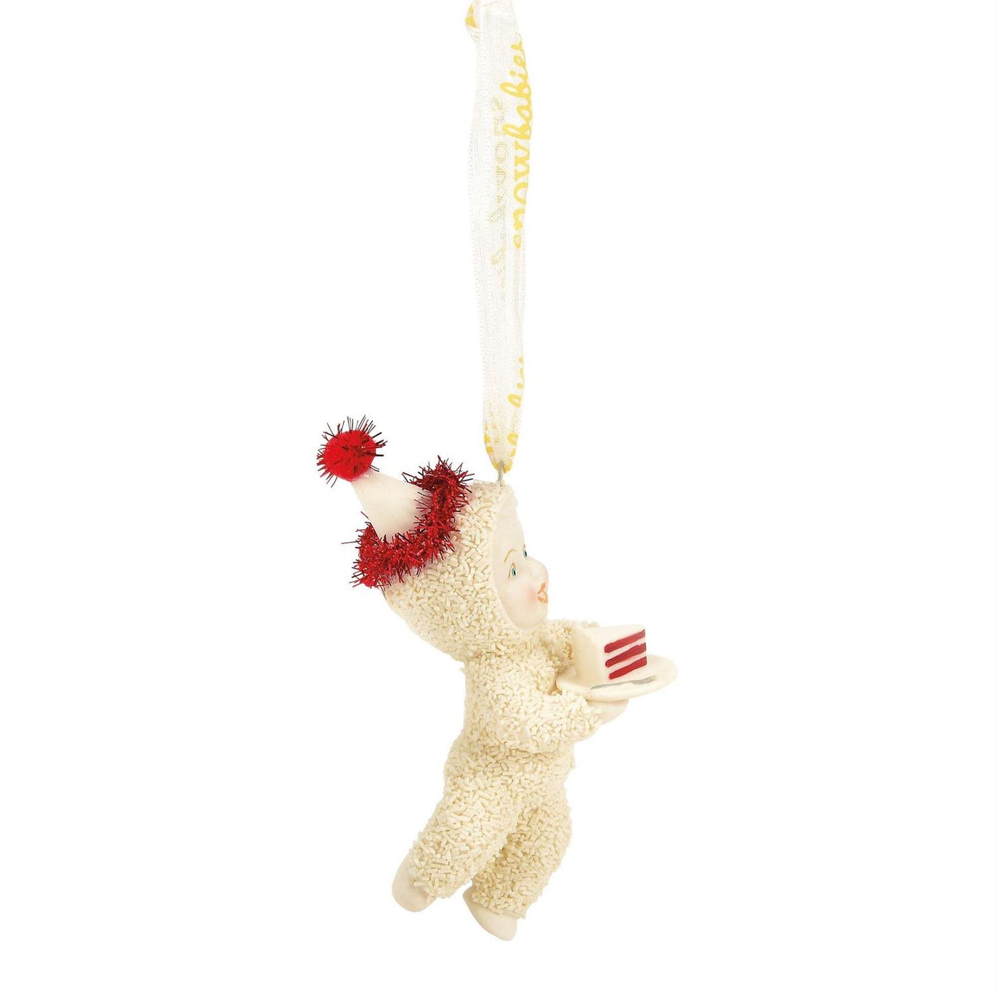 Buy Snowbabies at CountryNMoreGIfts.com Snowbaby holding cake Ornament
