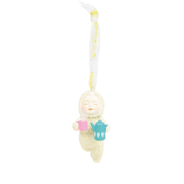 Buy Snowbabies at CountryNMoreGifts.com Snowbaby holding Coffee and a Cup Ornament