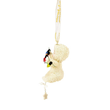 Buy Snowbabies at CountryNMoreGifts.com Snowbaby holding a string of lights Ornament