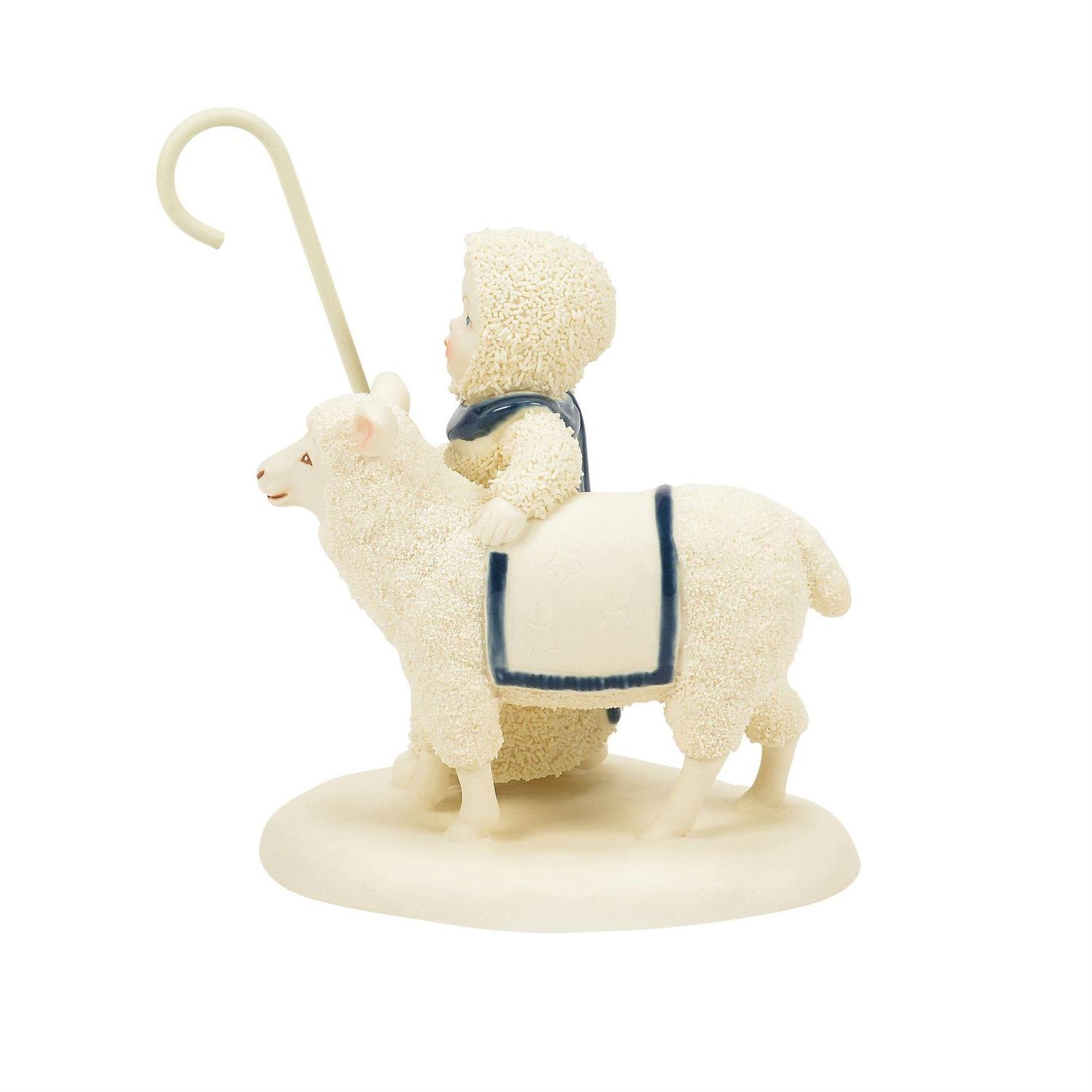 Buy Snowbabies at CountryNMoreGifts.com Snowbaby holding a Staff standing next to a Sheep