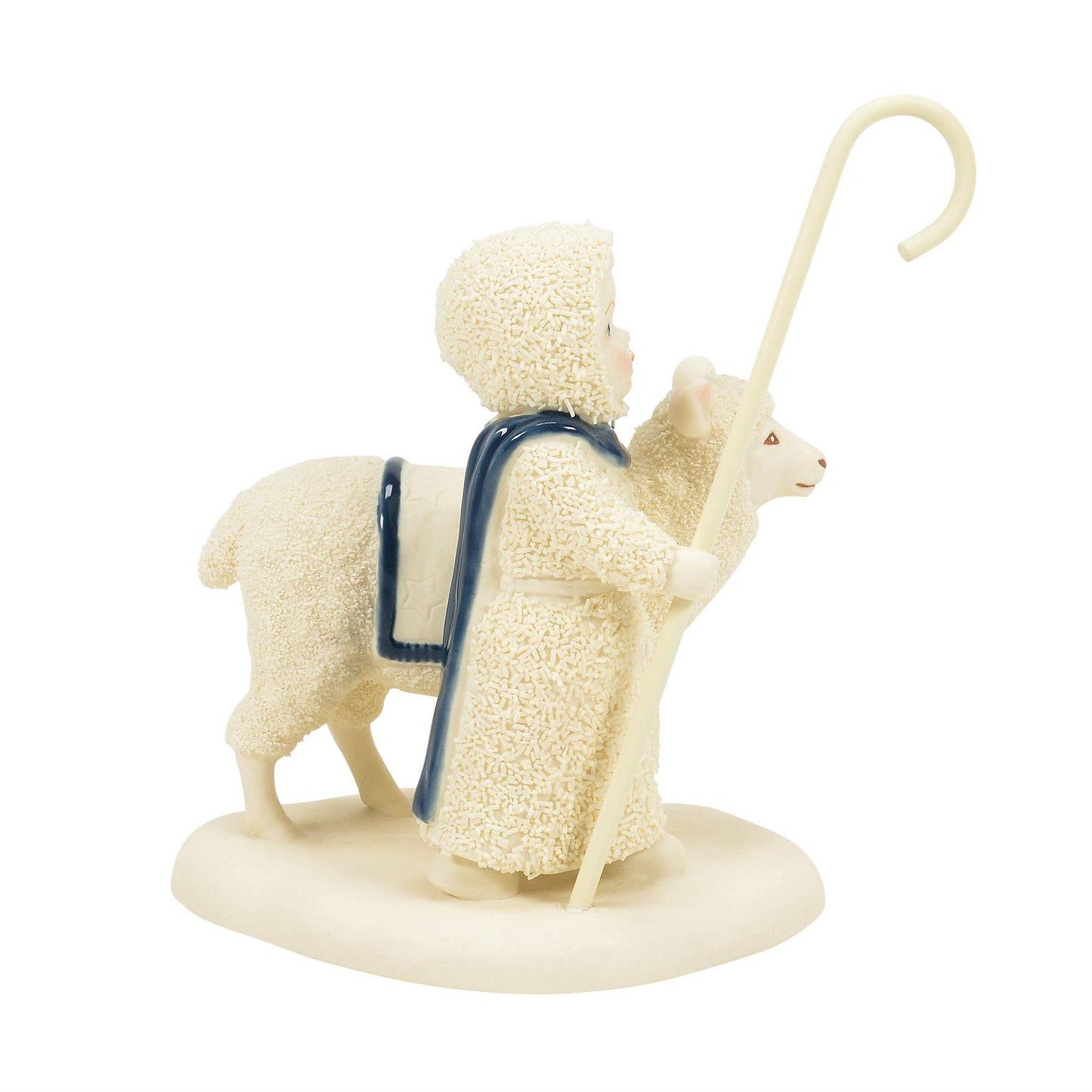 Buy Snowbabies at CountryNMoreGifts.com Snowbaby holding a Staff standing next to a Sheep