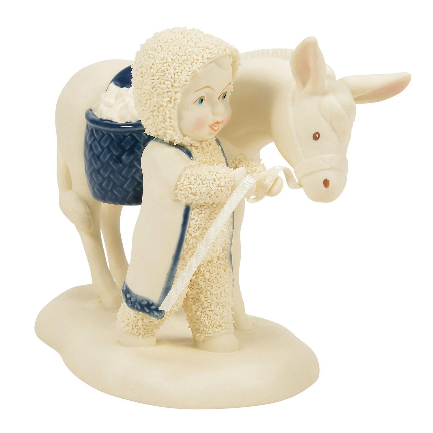 Buy Snowbabies at CountryNMoreGIfts.com Snowbaby with a Donkey