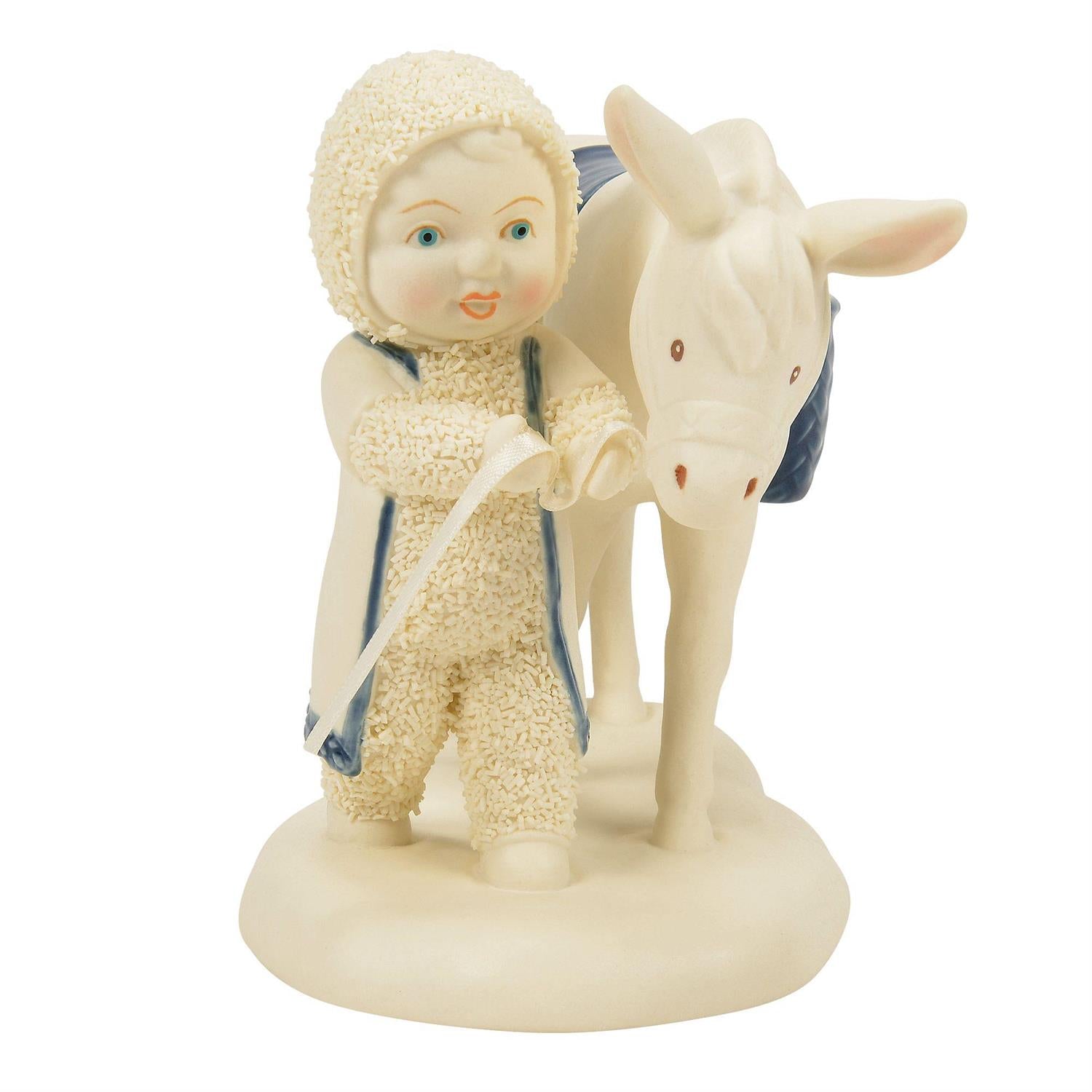 Buy Snowbabies at CountryNMoreGIfts.com Snowbaby with a Donkey